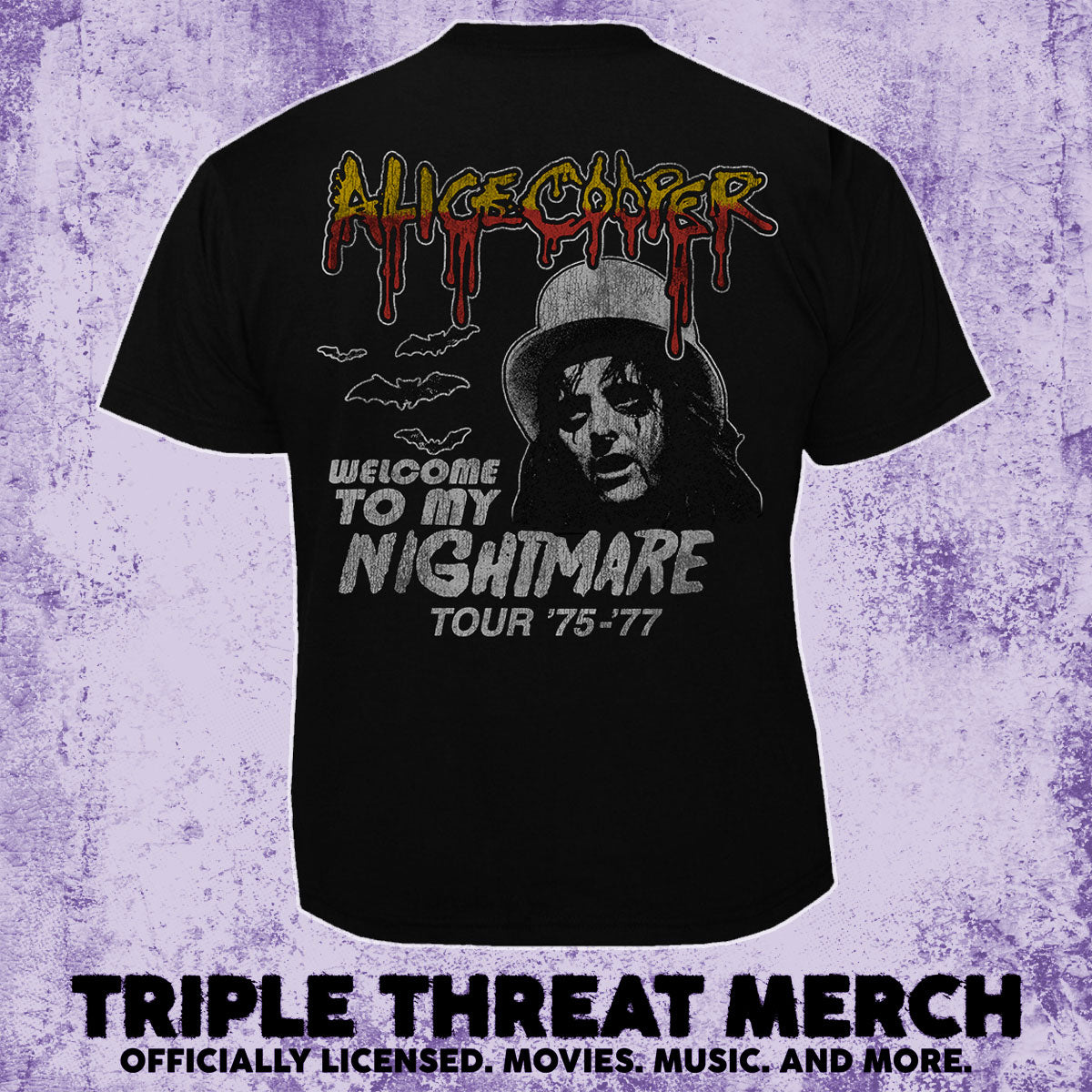 Alice Cooper - Triangle Bats Tee [Mens Shirt]