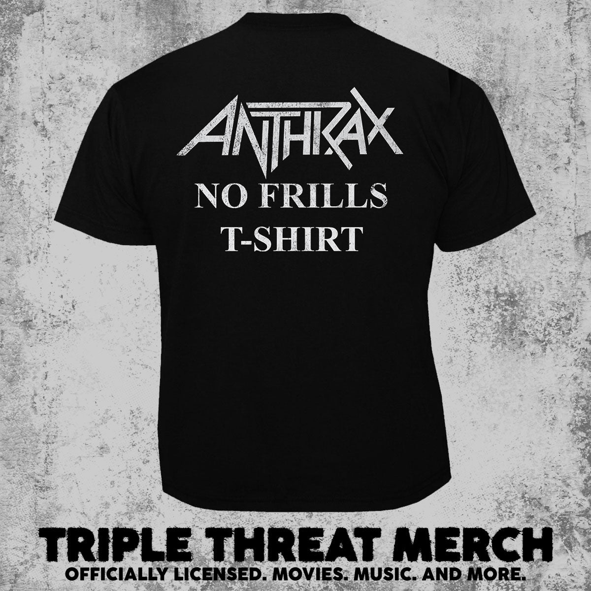 Anthrax - No Frills Tee [Mens Shirt]