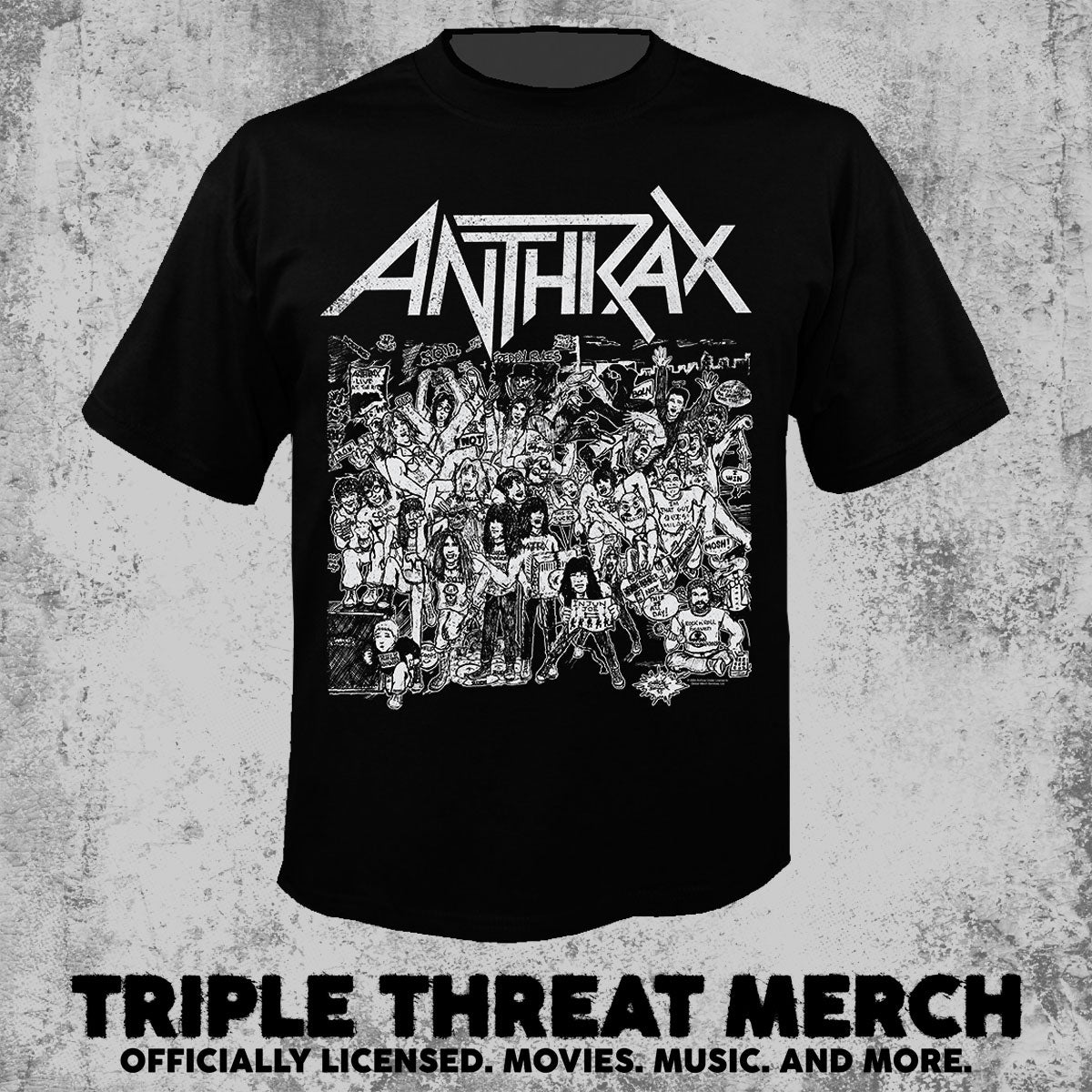 Anthrax - No Frills Tee [Mens Shirt]