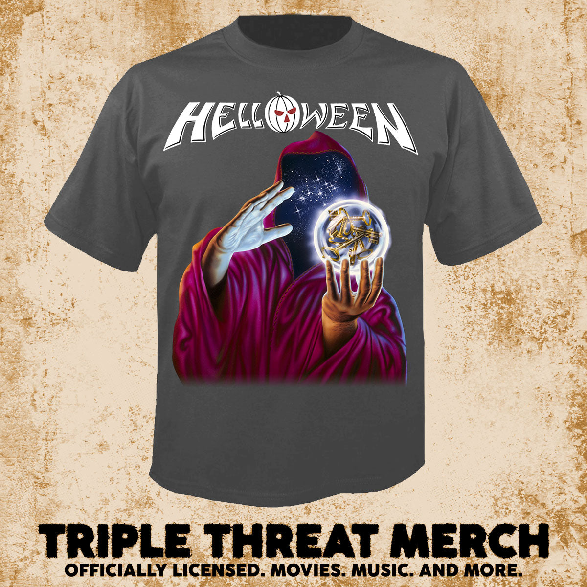 Helloween - Keepers Tour (Grey) [Mens Shirt]