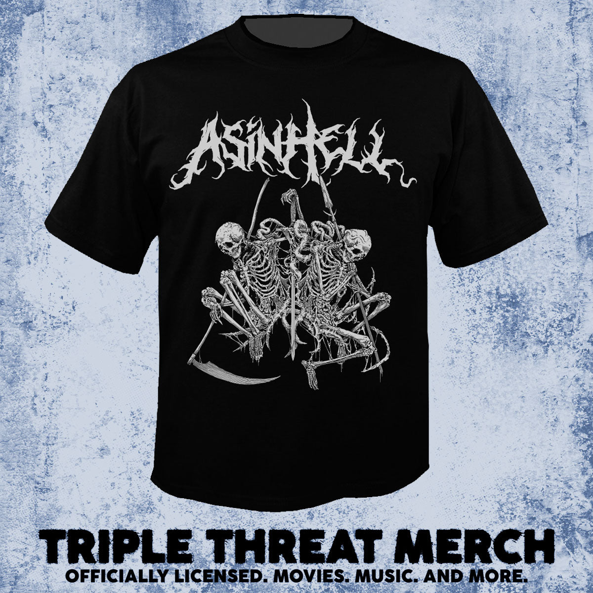 As In Hell - Skeletons [Mens Shirt]