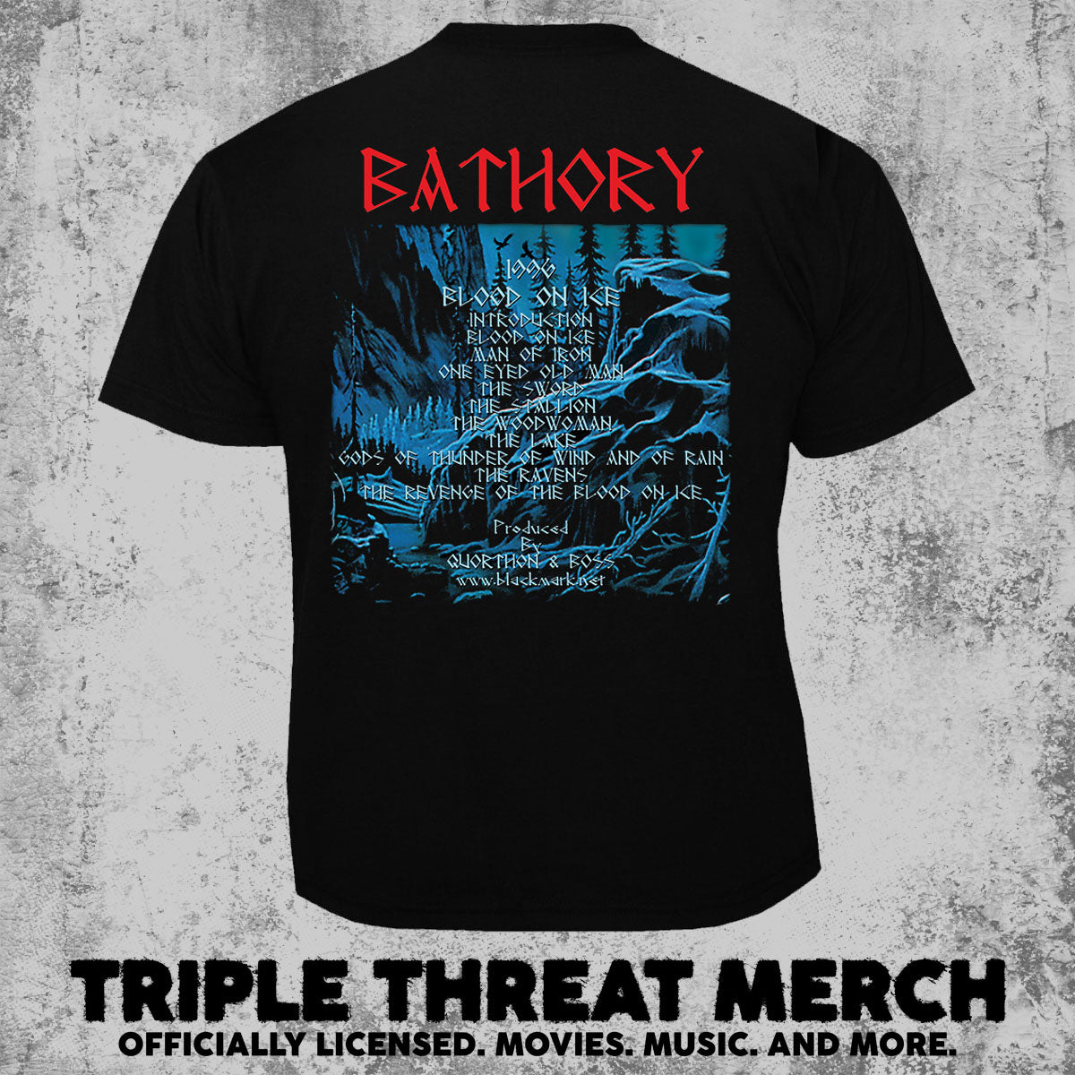 Bathory - Blood on Ice [Mens Shirt]