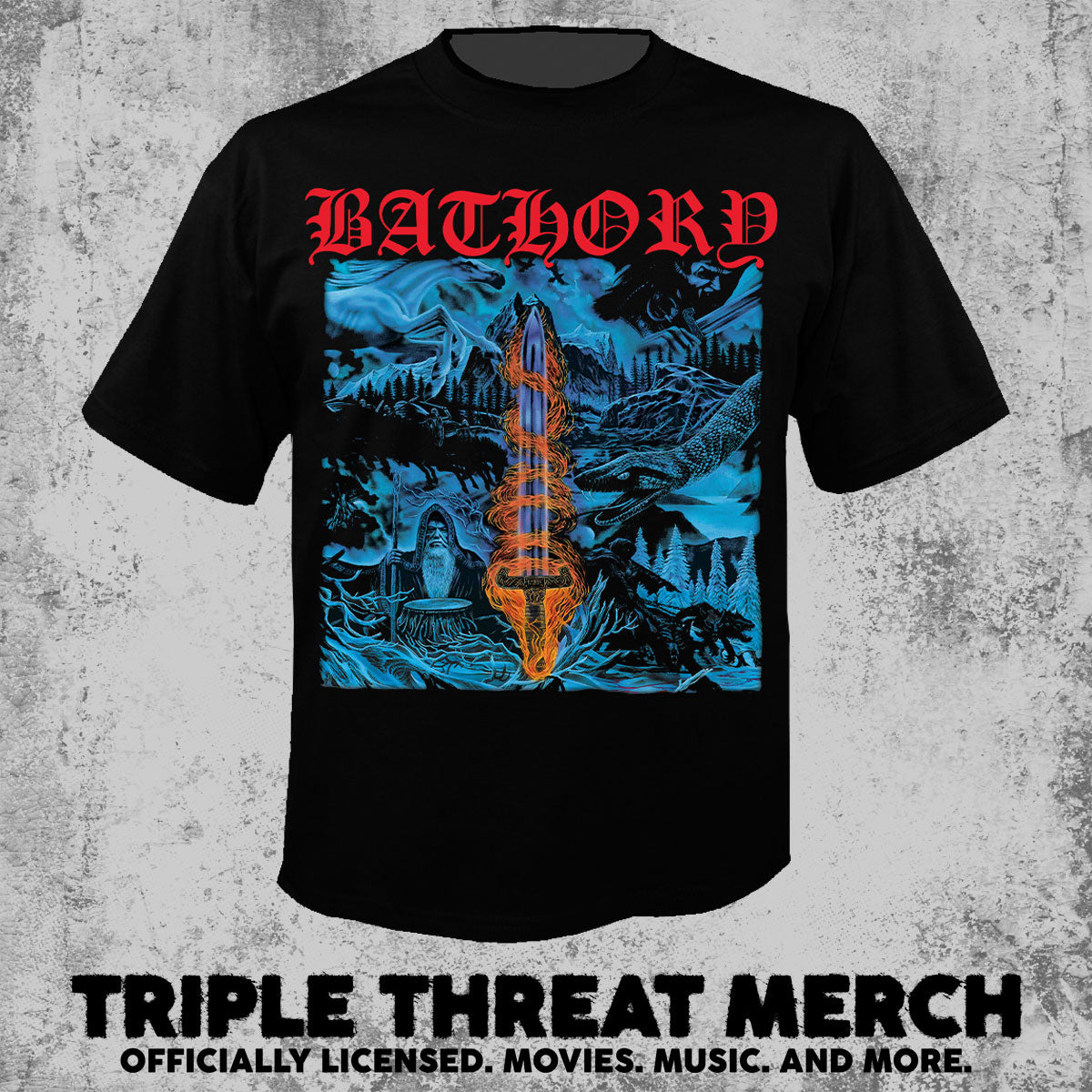 Bathory - Blood on Ice [Mens Shirt]