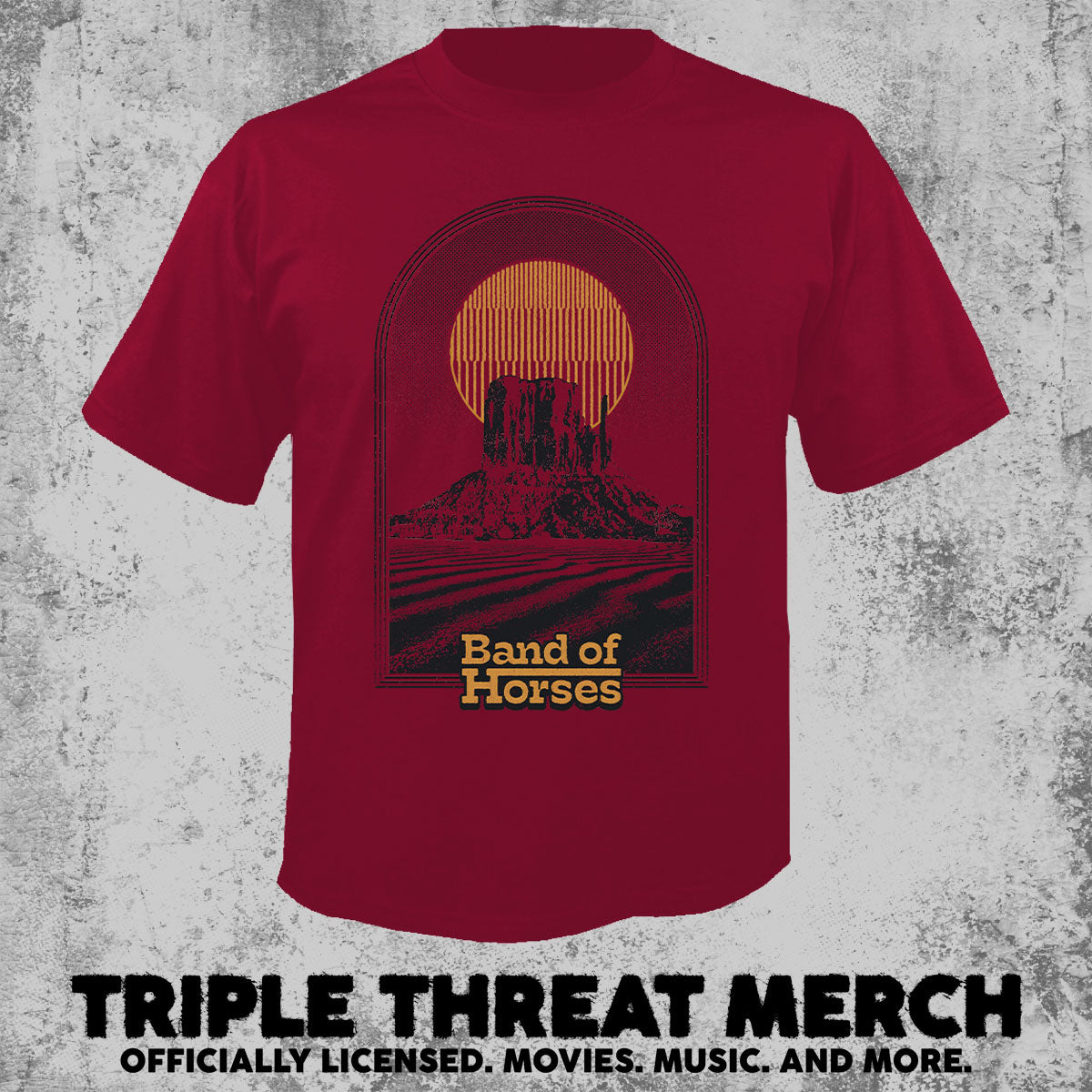 Band of Horses - Devil's Tower (Red) [Mens Shirt]