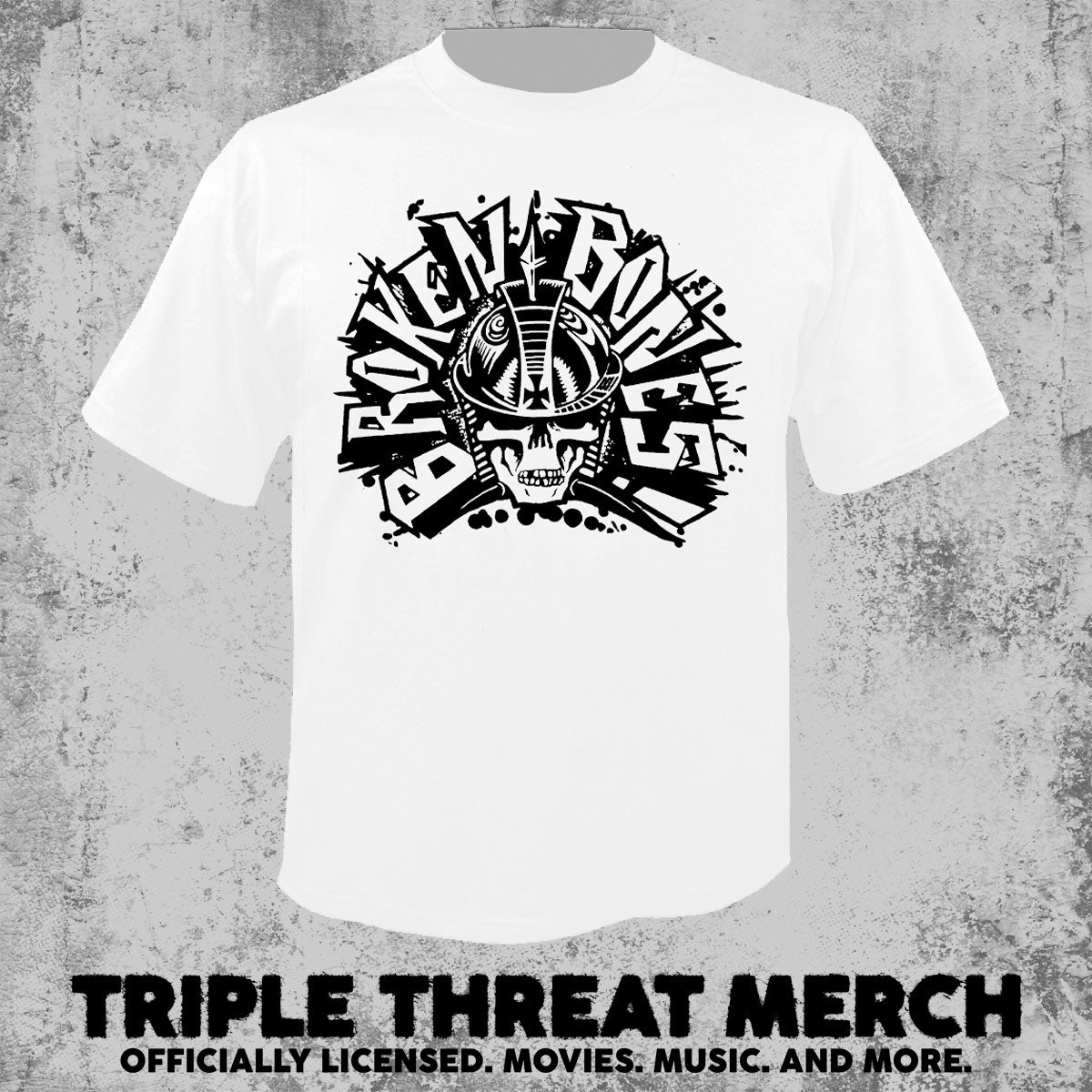 Broken Bones - Classic Logo (White) [Mens Shirt]