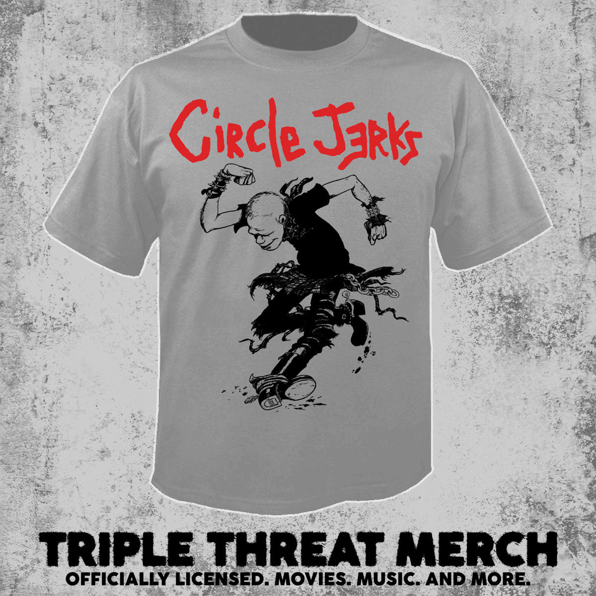 Circle Jerks - Skanker (Grey) [Mens Shirt]