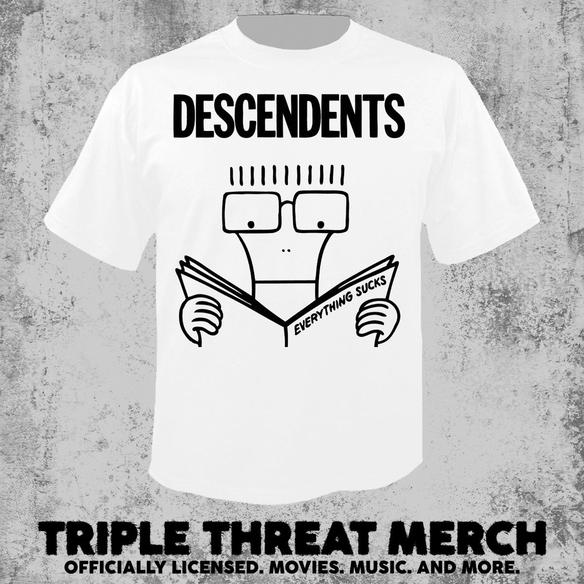 Descendents - Everything Sucks (White) [Mens Shirt]
