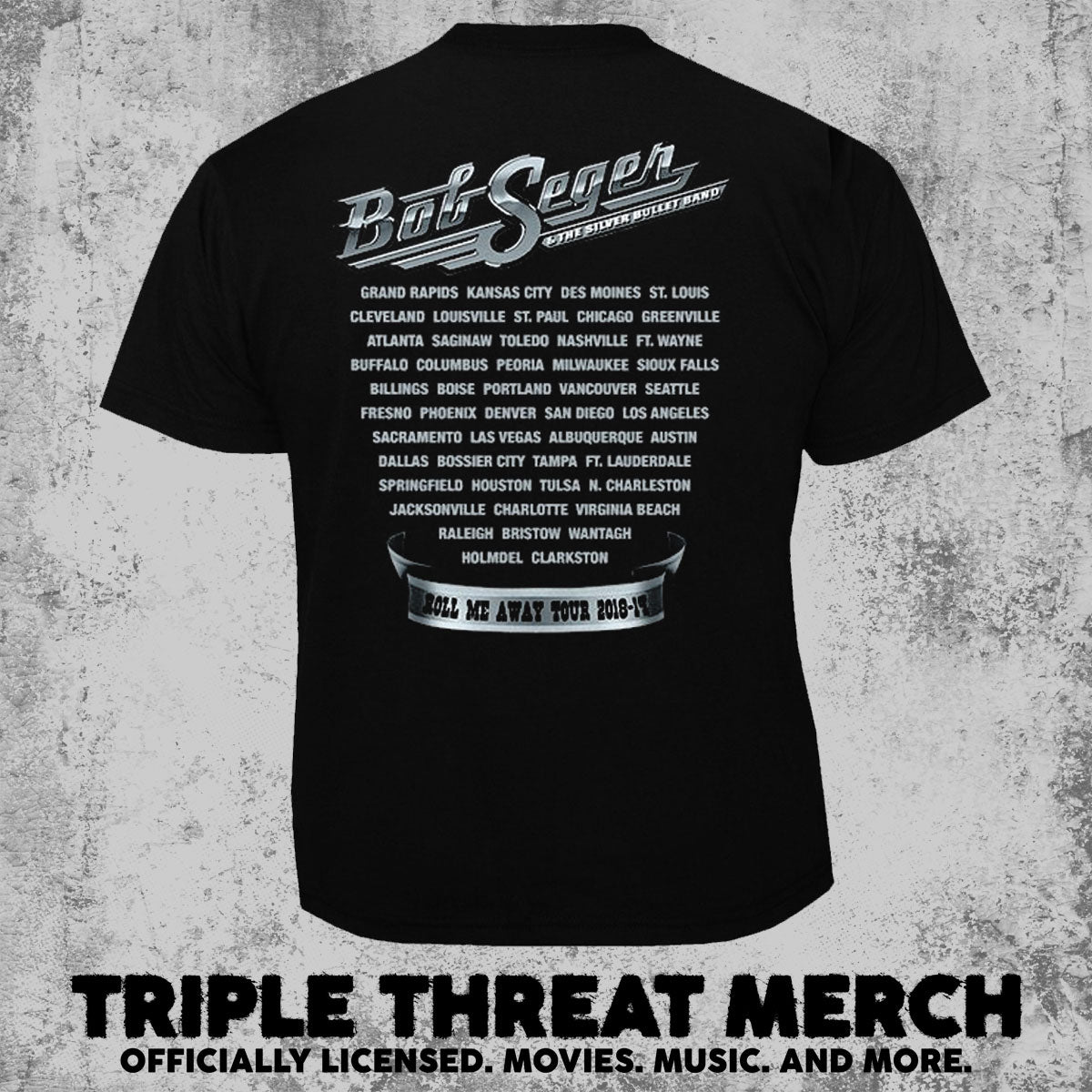 Bob Seger - Roll Me Away Banner [Mens Shirt]