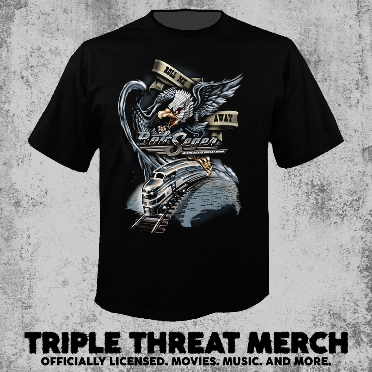 Bob Seger - Roll Me Away Banner [Mens Shirt]