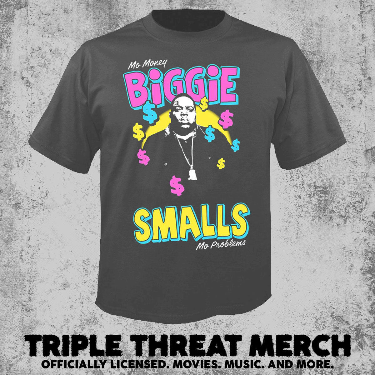 Notorious BIG - Mo Money (Grey) [Mens Shirt]