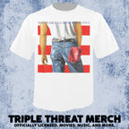 Bruce Springstein - Born In The USA (White) [Mens Shirt]