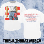 Bruce Springstein - Born In The USA (White) [Mens Shirt]