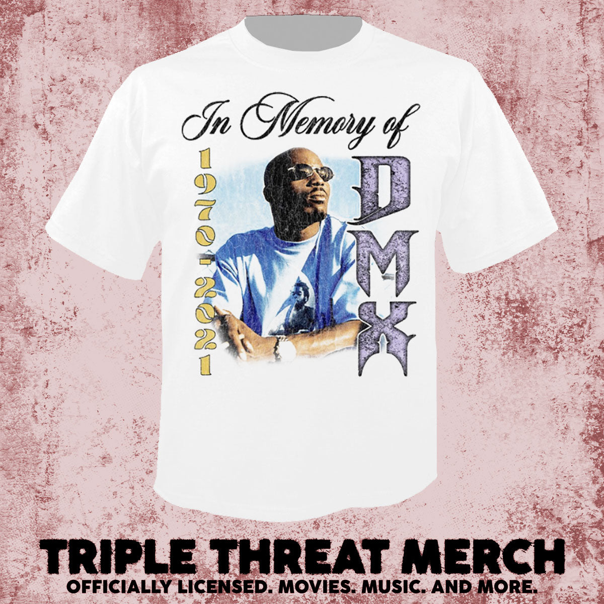 DMX - In Memory (White) [Mens Shirt]