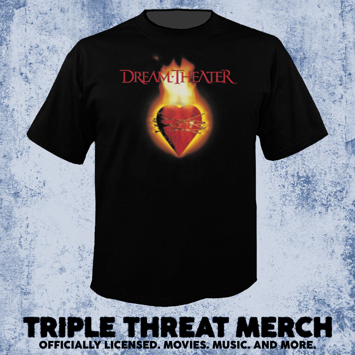 Dream Theater - Flaming Heart [Mens Shirt]