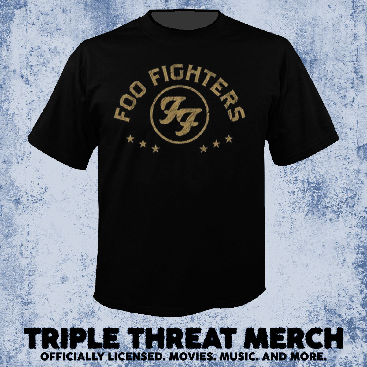 Foo Fighters - Gold Logo [Mens Shirt]