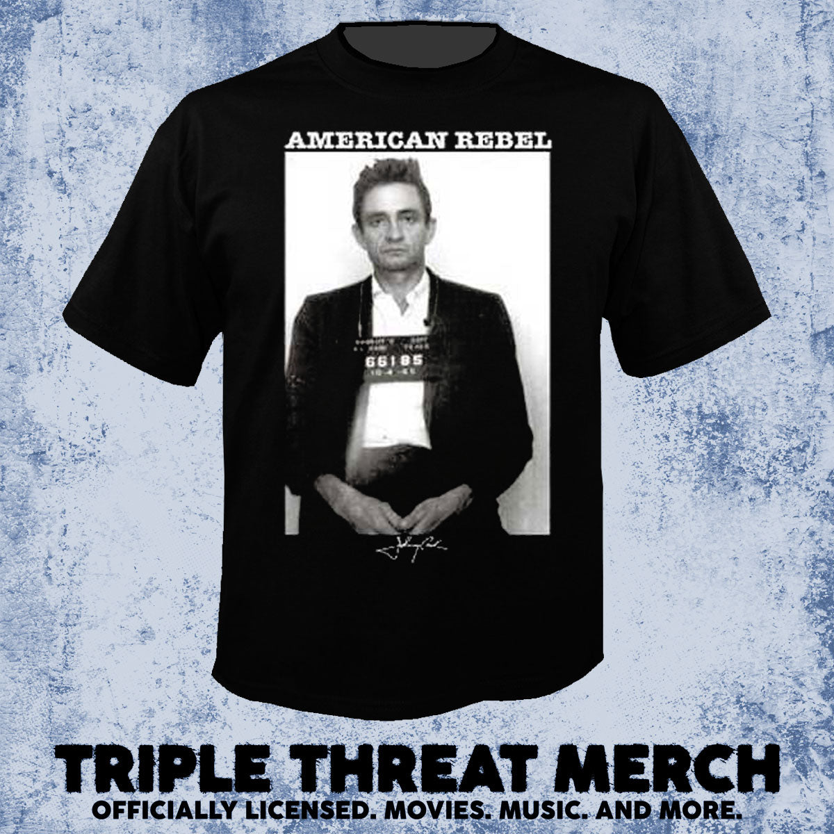 Johnny Cash - American Rebel [Mens Shirt]