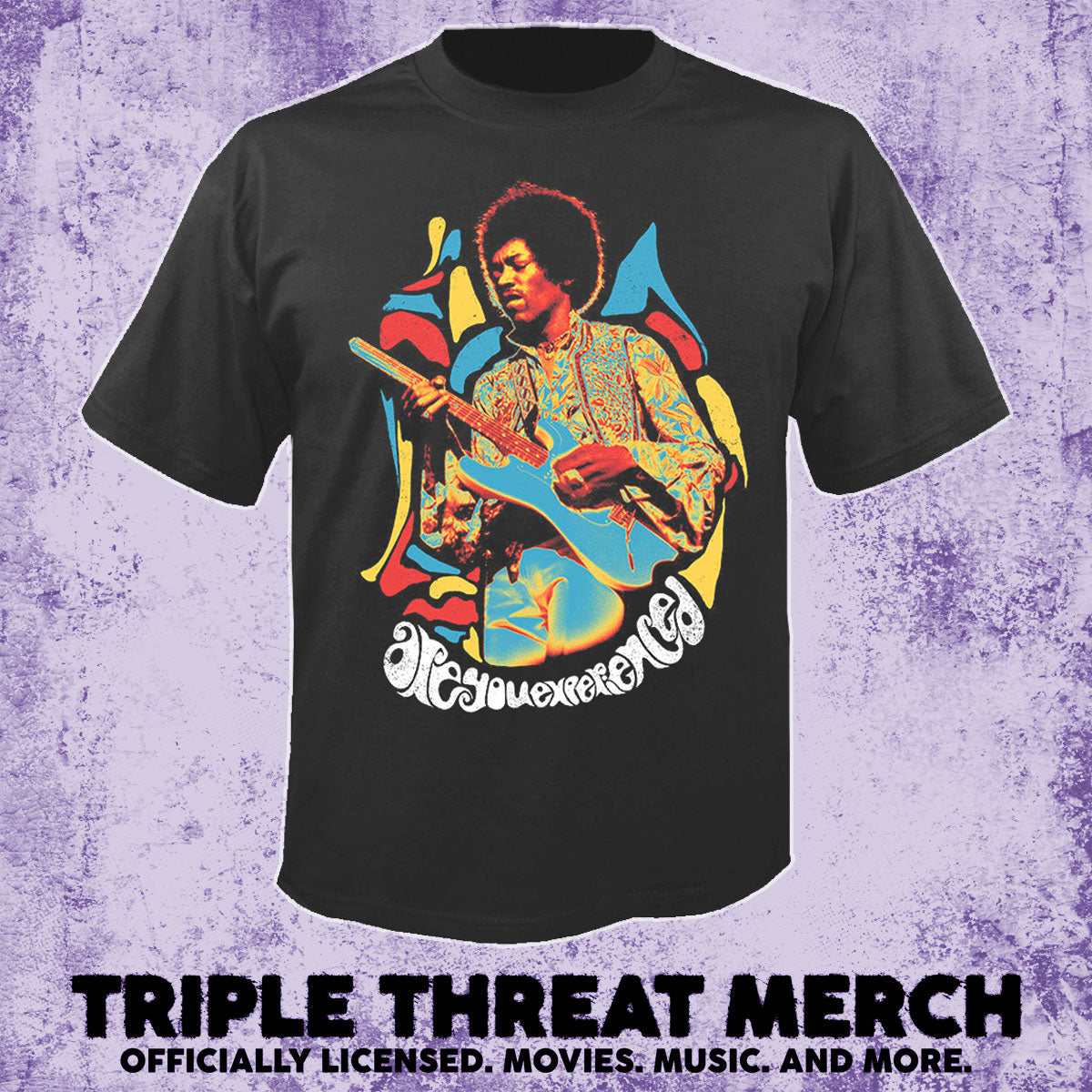 Jimi Hendrix - Experienced (Charcoal) [Mens Shirt]