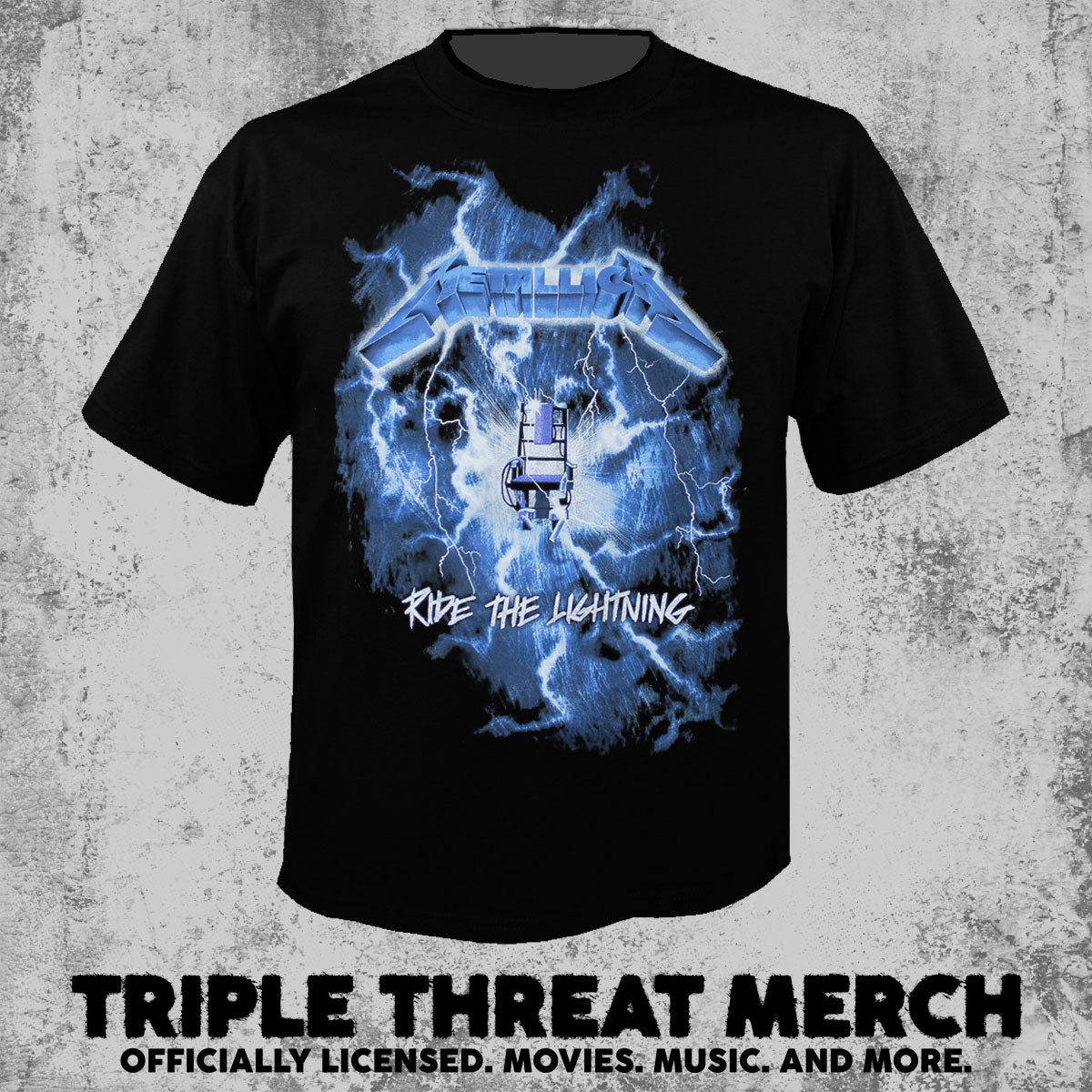 Metallica - Ride The Lightning (Collage) [Mens Shirt]