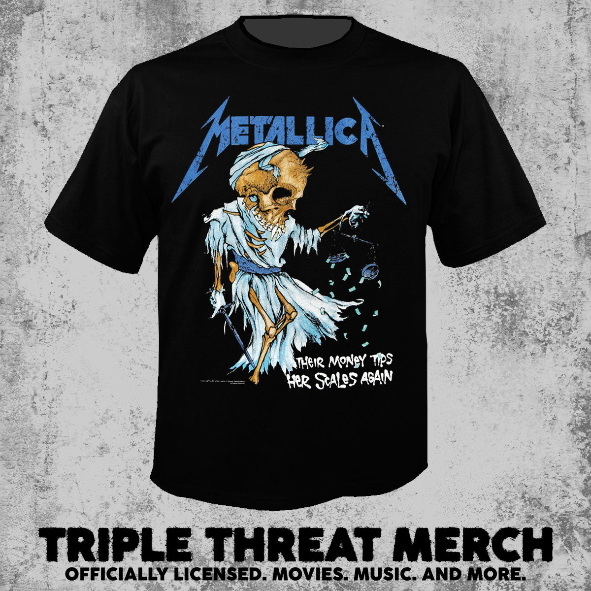 Metallica - Money Tips The Scales [Mens Shirt]