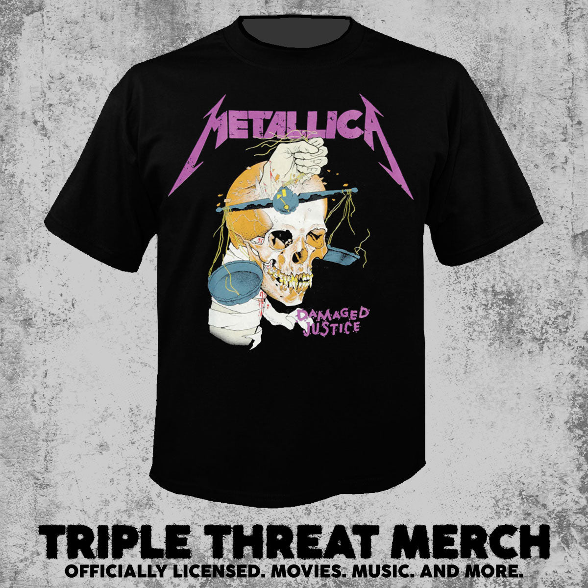 Metallica - Damaged Justice [Mens Shirt]