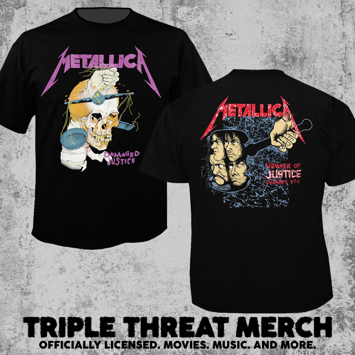 Metallica - Damaged Justice [Mens Shirt]