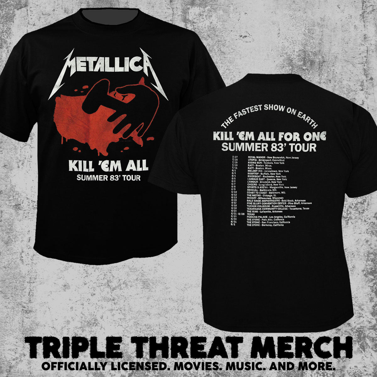 Metallica - Kill Em All 1983 [Mens Shirt]
