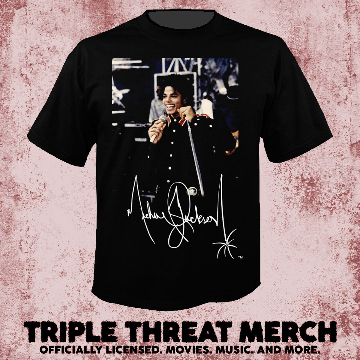 Michael Jackson - Autograph [Mens Shirt]