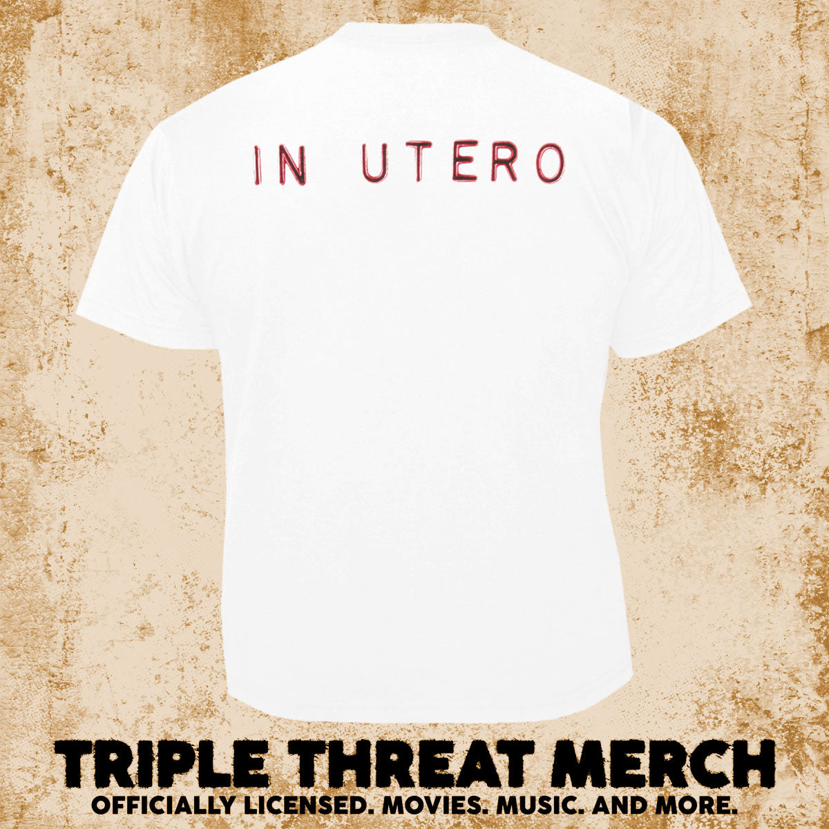 Nirvana - In Utero (White) [Mens Shirt]