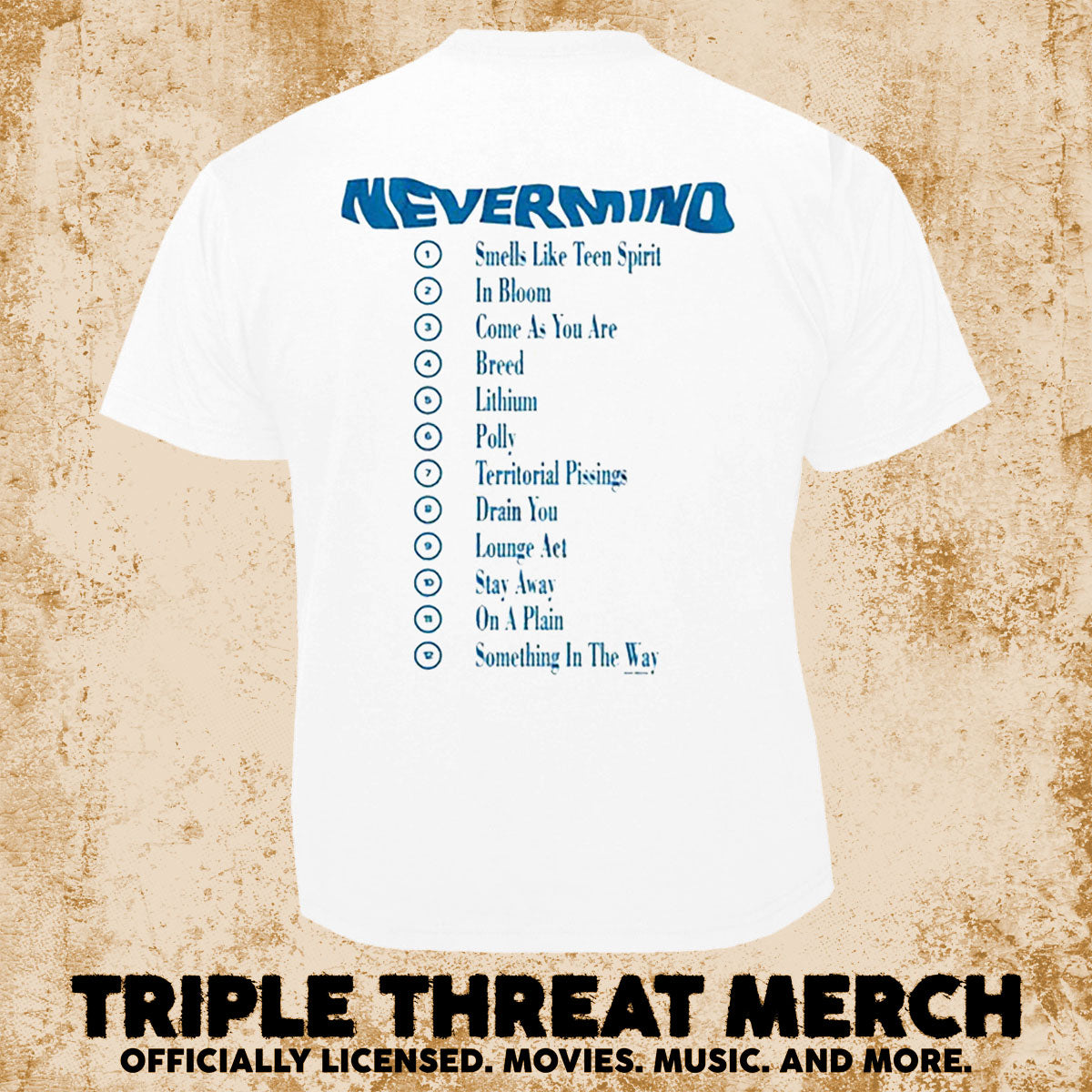 Nirvana - Nevermind (White) [Mens Shirt]