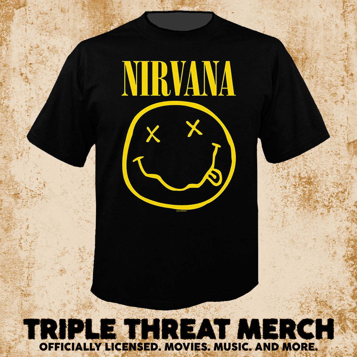 Nirvana - Flower Sniffin [Mens Shirt]