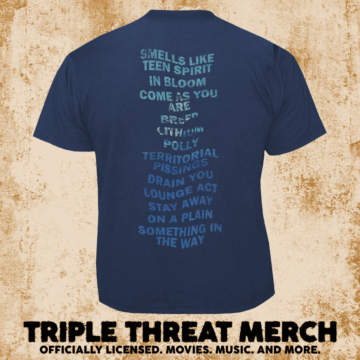 Nirvana - Nevermind (Navy) [Mens Shirt]