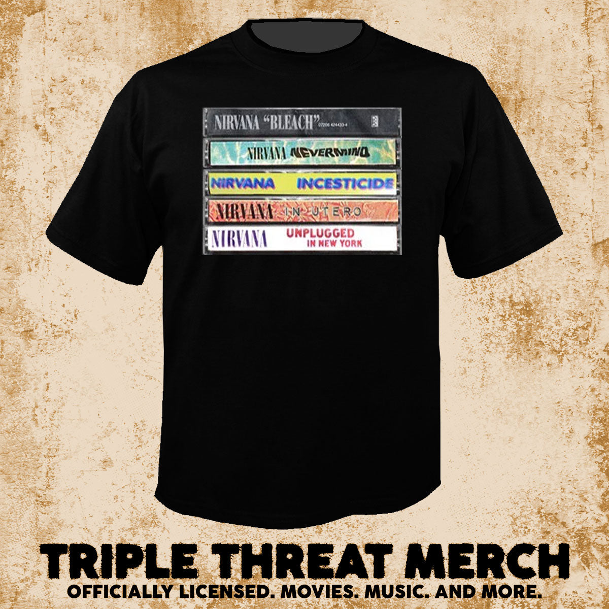 Nirvana - Cassettes [Mens Shirt]