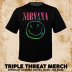 Nirvana - Rainbow Smilie [Mens Shirt]
