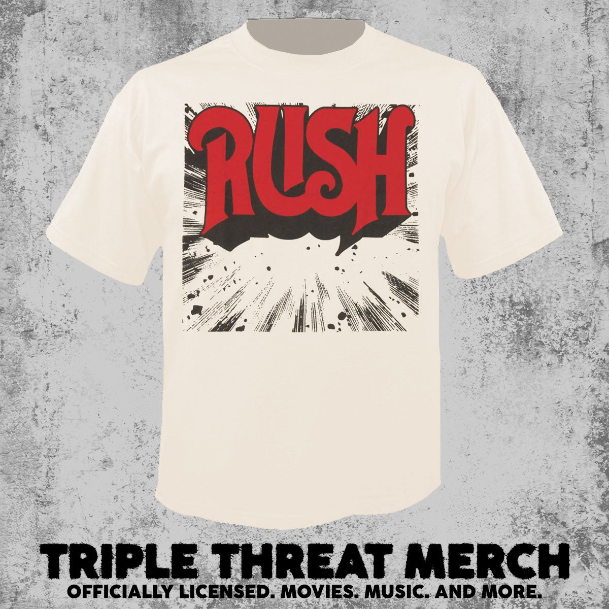 Rush - ST Album Cover (Cream) [Mens Shirt]