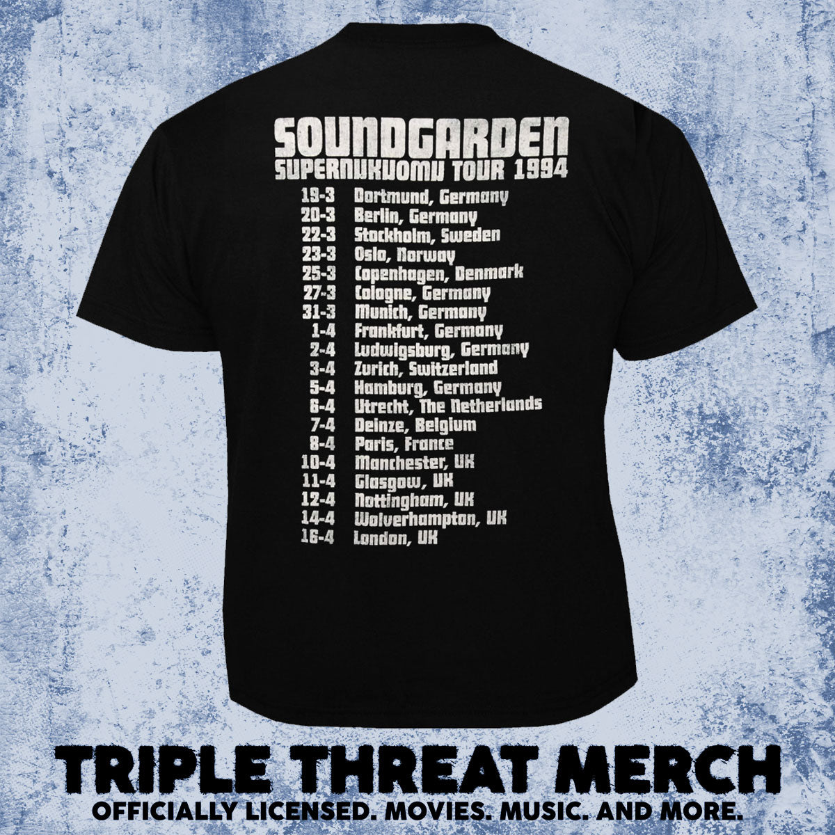 Soundgarden - 94 Tour [Mens Shirt]