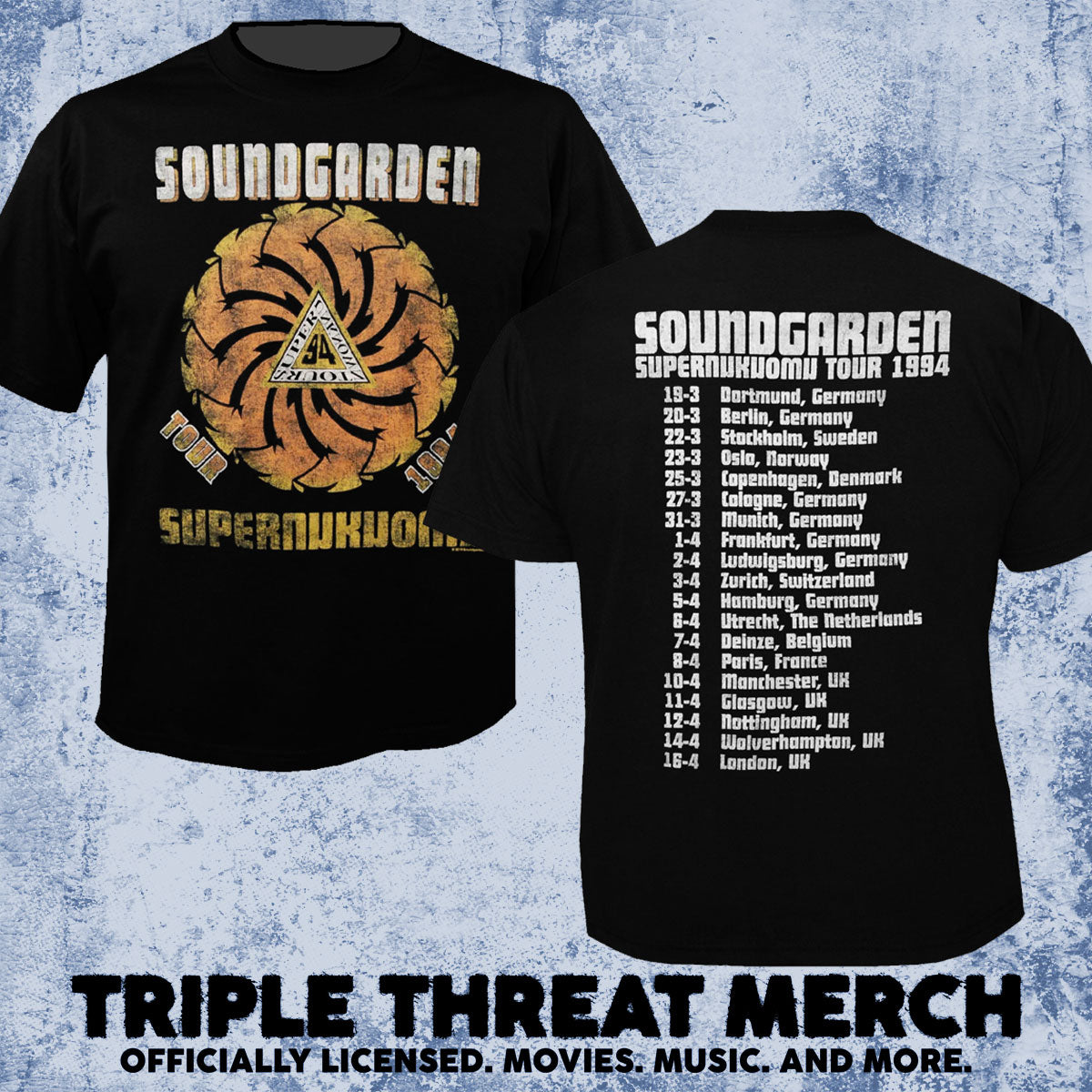 Soundgarden - 94 Tour [Mens Shirt]