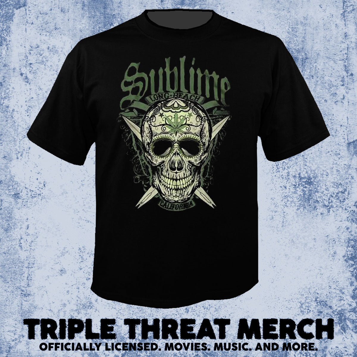 Sublime - Pot Leaf Skull [Mens Shirt]