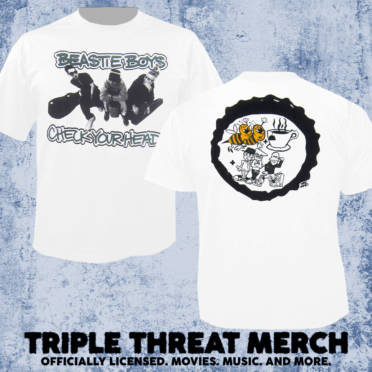 Beastie Boys - Check Your Head (White) [Mens Shirt]