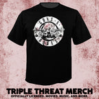 Guns N Roses - White Roses Logo [Mens Shirt]