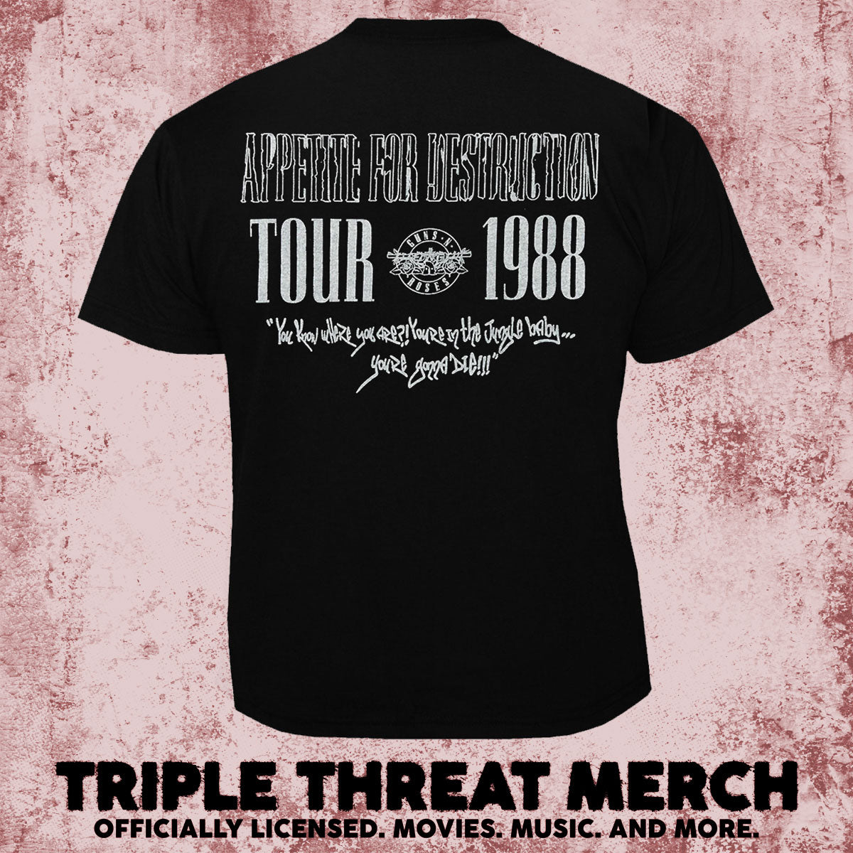 Guns N Roses - Appetite Tour 1998 [Mens Shirt]