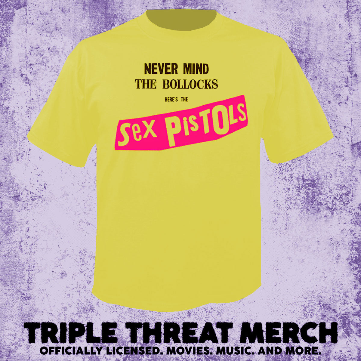 SexPistols - Nevermind The Bolloks (Yellow Cover) [Mens Shirt]