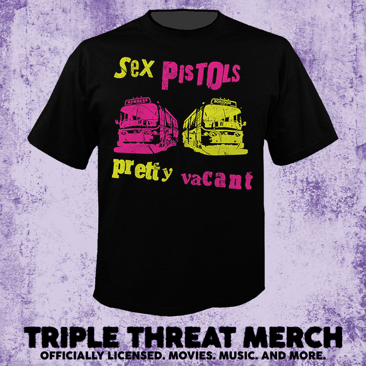 SexPistols - Pretty Vacant Buses [Mens Shirt]