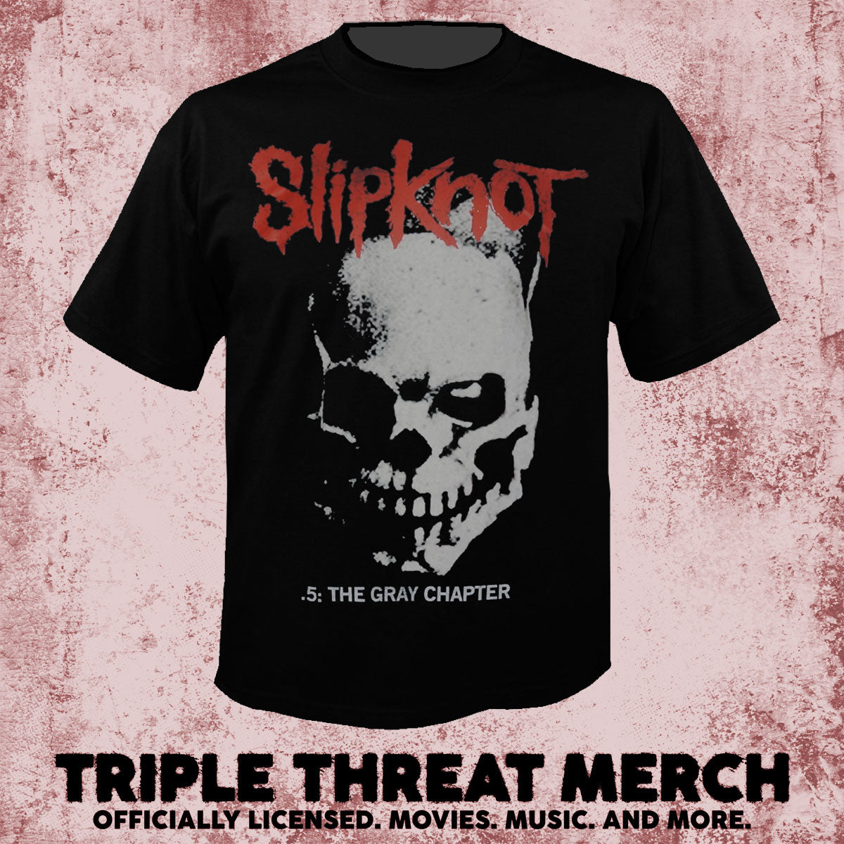 Slipknot - Gray-skull [Mens Shirt]