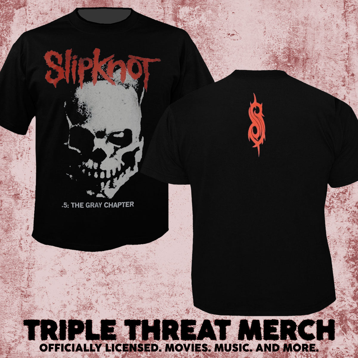 Slipknot - Gray-skull [Mens Shirt]