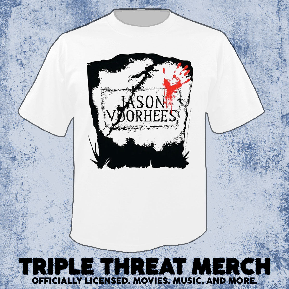 Friday The 13th - Voorhees Grave (White) [Mens Shirt]