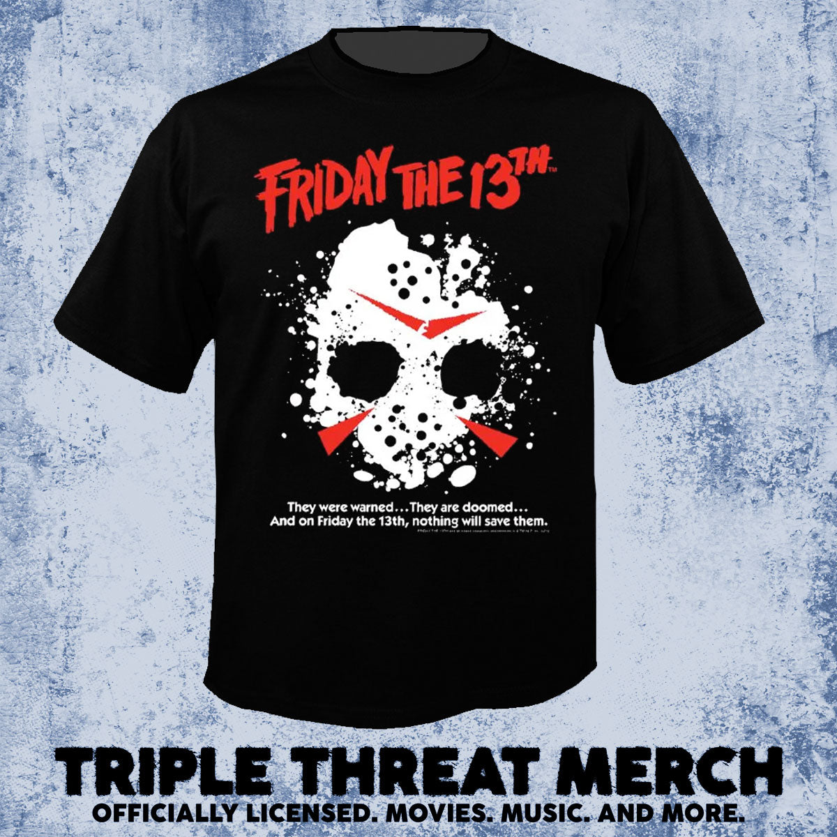 Friday The 13th - Splatter Mask [Mens Shirt]