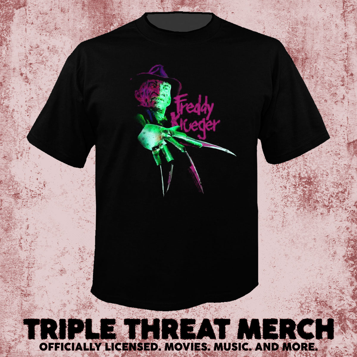 Nightmare On Elm Street - Neon Glove [Mens Shirt]