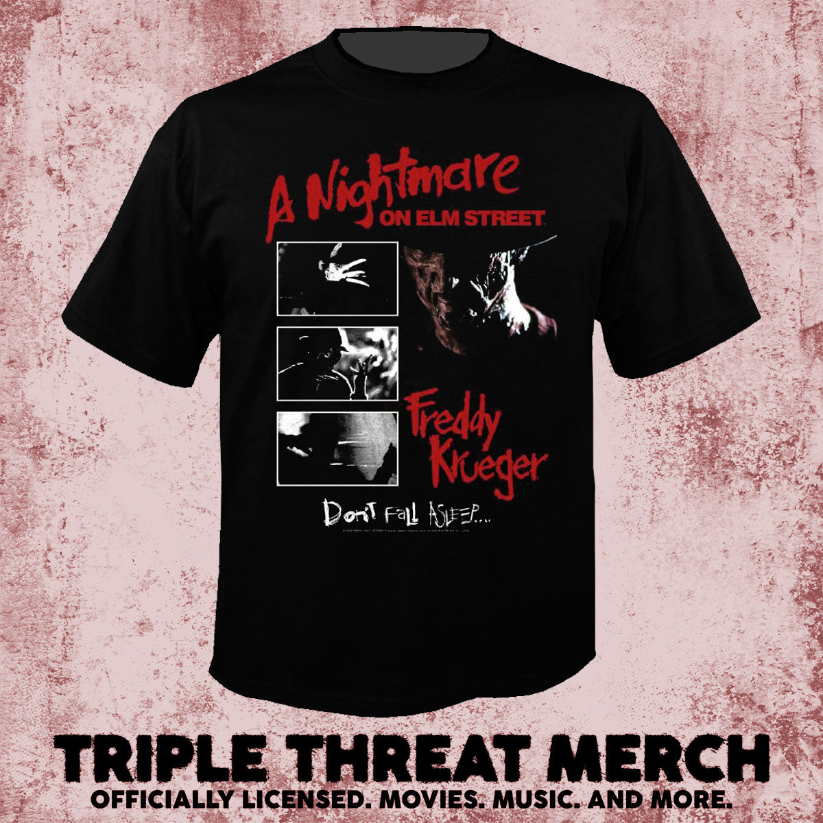 Nightmare On Elm Street - Freddy Dont Fall Asleep [Mens Shirt]