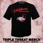 Nightmare On Elm Street - Dont Fall Asleep (Front And Back Print) [Mens Shirt]