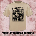 Nightmare On Elm Street - Freddy Blocks (Tan) [Mens Shirt]
